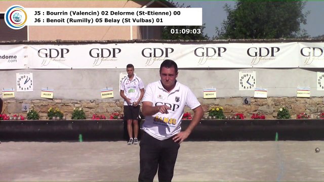 Troisièmes parties de poules, 14ème étape du Trophée Super 16 en simple, Sport Boules, Tignieu-Jameyzieu 2017