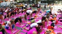International Yoga Day celebrated around the world