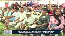 Pangulong Duterte, tiniyak ang tulong sa mga apektado ng kaguluhan sa Marawi City