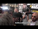 Floyd Mayweather says will go for the KO vs Maidana