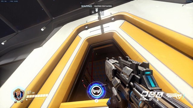 Overwatch: HLC Helix Jump #3: Soldier can jump through this hole when attacking Point A and land on the tire to get a cheeky ult in