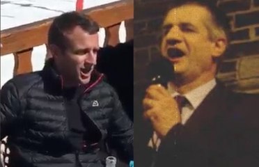 Fête de la musique: l'improbable duo de Jean Lassalle et Emmanuel Macron