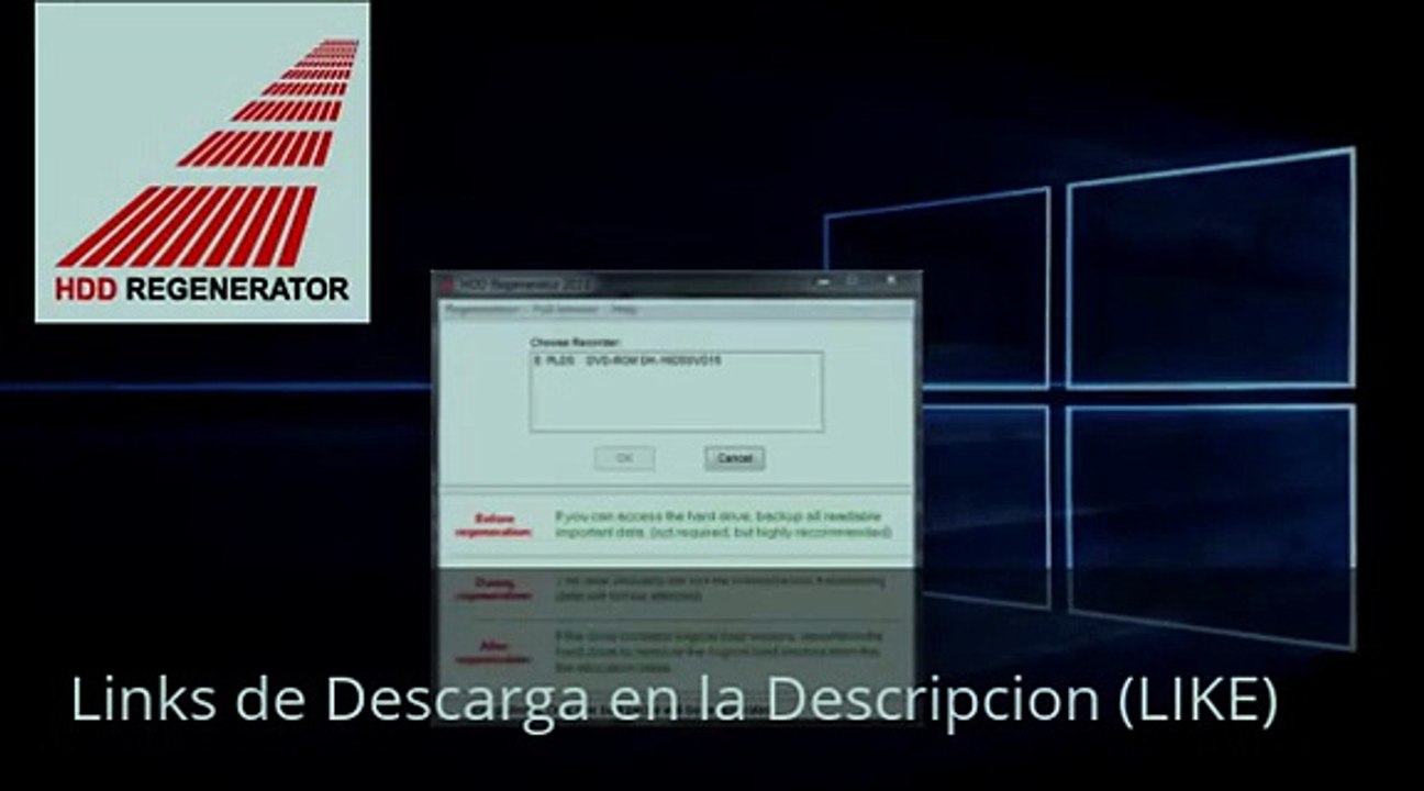Repair Damaged Hard Disk Using HDD Regenerator 2017.