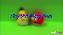 Make Play Doh Angry Birds with HooplaKidz How To _ Learn Amazing Crafts with Play Do