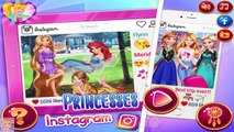Princesses Instagram Rivals - Disney Princess Rapunzel Ariel Belle Dress Up Game For Gilrs