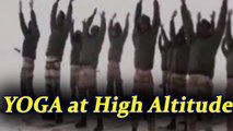 Yoga Day: Indo-Tibetan Border Police performs yoga at high-altitude; Watch Video | Oneindia News