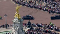 HRM leaves Buckingham Palace to make the Queen's Speech