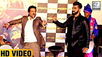 Anil Kapoor's Hilarious Bhangra Dance At Mubarakan Trailer Launch
