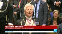 Britain: UK monarch formally opens parliament