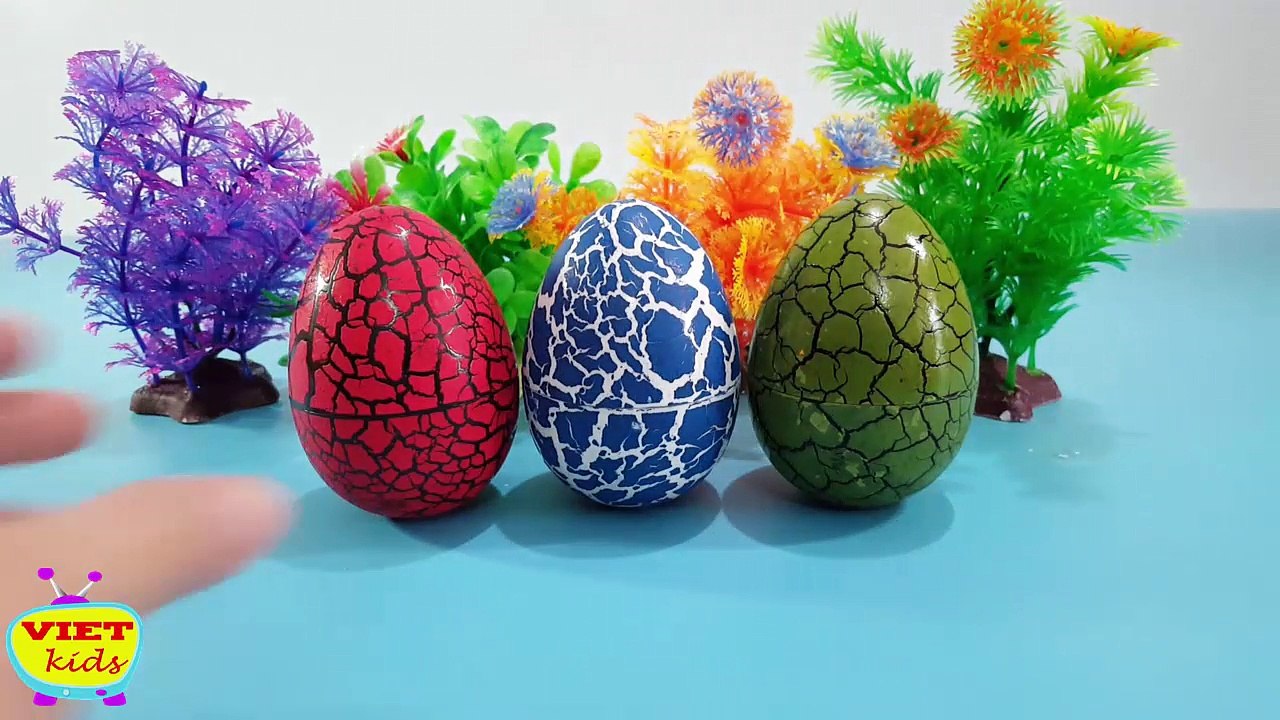 ★ Bóc Trứng Khủng Long, Trưng Người Nhên, Trứng Doremon 2★ VietKids