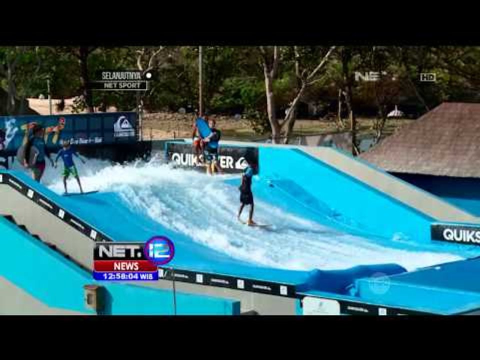 Sensasi Berselancar Mengendarai Ombak Buatan di Nusa Dua - NET12