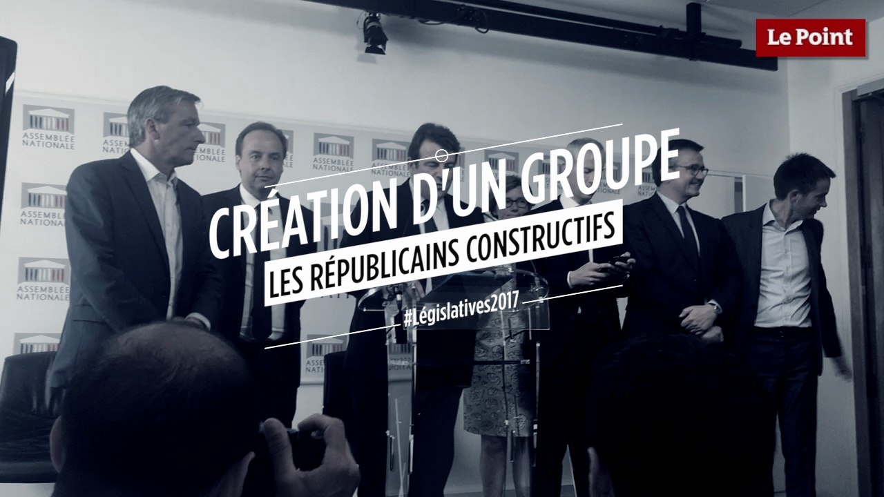 Thierry Solère annonce la création d'un groupe "Les Républicains constructifs"