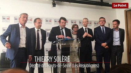 Thierry Solère annonce la création d'un groupe "Les Républicains constructifs"