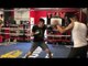 leo santa cruz going all out in camp for abner mares - esnews boxing