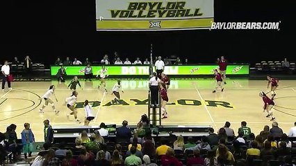 Baylor Volleyball Highlights vs. Oklahoma