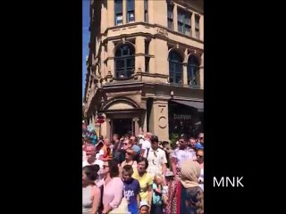 Manchester celebration after winning Pakistan championship trophy
