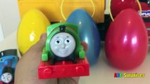 A B C y colores huevo para amigos Niños Aprender carril rodillos en sorpresa juguete juguetes trenes thomas