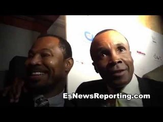 shane mosley and sugar ray leonard he is the best ever - EsNews boxing