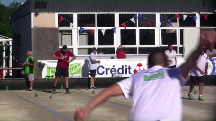 Huitièmes de finale, 14ème étape du Trophée Super 16 en simple, Sport Boules, Tignieu-Jameyzieu 2017