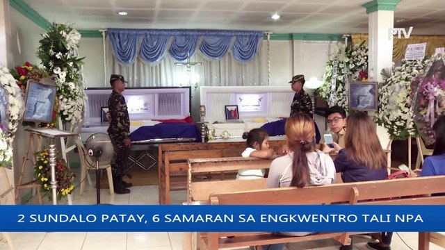 ATANGI ANG NEWS BREAK SA PTV DAVAO KARONG HAPON | 2 sundalo patay, 6 samaran sa engkwentro tali NPA