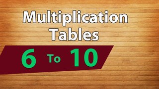 Multiplication Tables 6 To 10 | Multiplication Songs For Kids | Fun And Learn