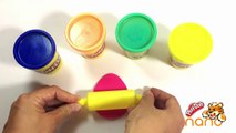 Peppa Pig & Play doh frozen! - Create ice cream rainbow
