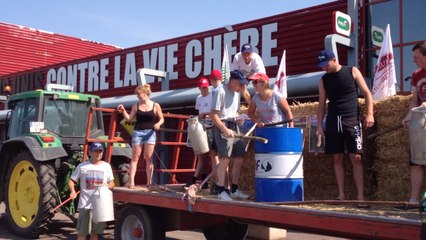 Opération contrôle par des agriculteurs