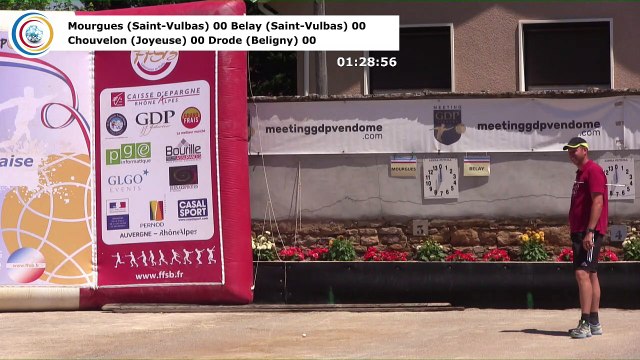 Demi-finales, 14ème étape du Trophée Super 16 en simple, Sport Boules, Tignieu-Jameyzieu 2017