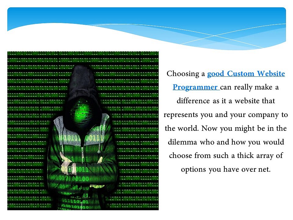 Qualities of a Custom Website Programmer