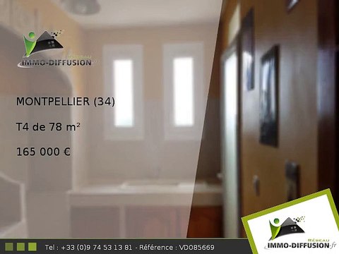 T4 A vendre Montpellier 78m2 - 165 000 Euros