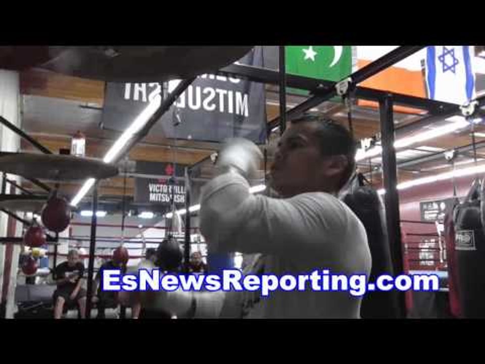 floyd mayweather vs chino maidana landing monster shots in camp for mayweather rematch