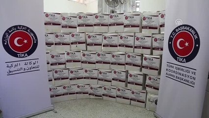 Tika'dan Filistinlilere Gıda Yardımı