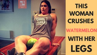 Kortney Olson: This Woman Who Can Crush Watermelons With Her Legs | BindaasBro
