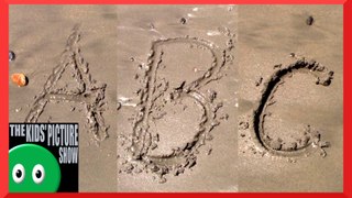 Sand Alphabet - Beach ABC's - The Kids' Picture Show (Fun & Educational Learning Video)