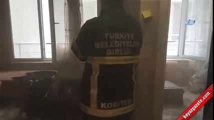 Sevgilisine sürpriz yapmak isterken evi yaktı