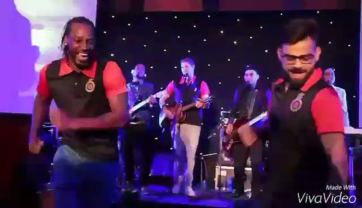 VIRAT KOHLI. THE OSSSSMMMM FUNNY DANCE. WITH GAIL