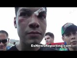 Omar Figueroa After Beating Daniel Estrada Brutal War