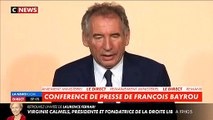 François Bayrou prend la parole :  