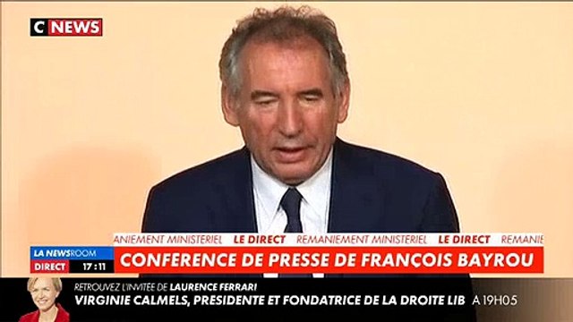 François Bayrou prend la parole : Nous n'avons jamais eu d'emplois fictifs au MODEM et cela sera facile à prouver