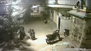 Hyderabad Boy Stands Up To Four Stray Dogs caught On CCTV