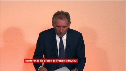 Bayrou : "Je choisis de préserver le gouvernement"