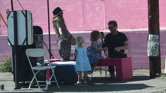 Drew Barrymore Looks Upset In Front Of Kids & Ex Will Kopelman