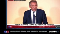 François Bayrou explique les raisons de son départ du gouvernement (vidéo)