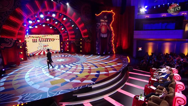 Дуэт Клоунов - Трио Разные и ведущая - Лига Смеха третий сезон