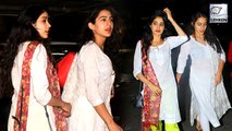 Sara Ali Khan And Jhanvi Kapoor Spotted Wearing The SAME DRESS