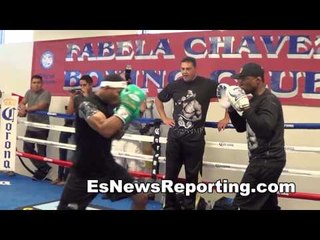 shawn porter vs kell brook porter working out EsNews