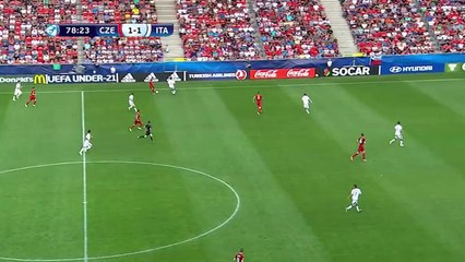 Goal! Marek Havlik - U21 Czech Republic vs. U21 Italy 2-1