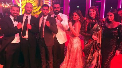 Momina Mustehsan and Ayesha Omer at the Mike Tyson Academy Galla Event in Dubai