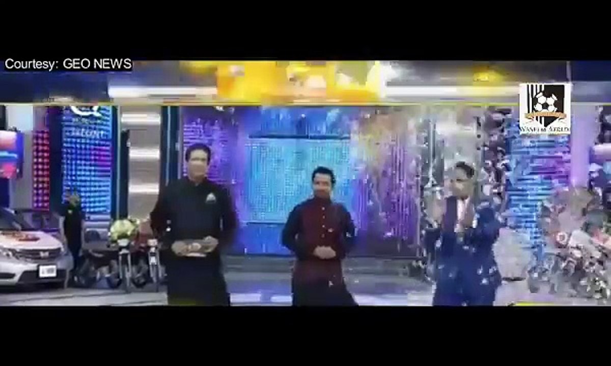 Very Warm Welcome of Sarfraz Ahmad In Shoaib Wasim Akram Show  - Geo Khelo Pakistan