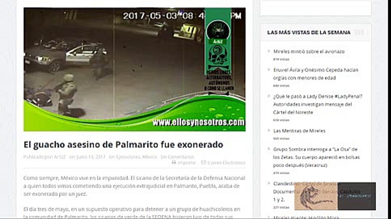Soldado que ejecuto extrajudicialmente a presunto huachicolero es exonerado en Ellos y Nosotros